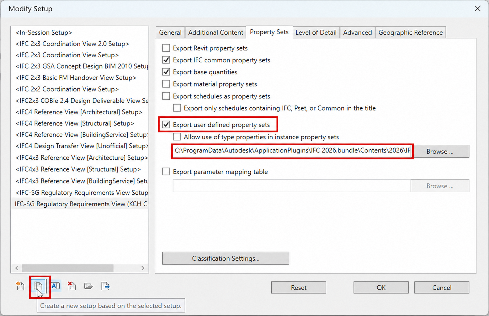 Duplicate Settings